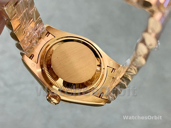 Rolex Datejust 28mm Everose Gold m279135rbr 0020 Aubergine Diamond President Women's Watch