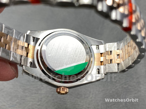 Rolex Datejust 28mm Stainless Steel and Everose Gold 279171 0013 Mop Diamond Jubilee