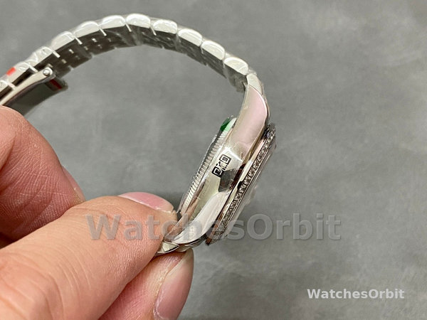 Rolex Datejust 28mm White Gold Silver Diamond President 279139rbr 0003 Women's Watch