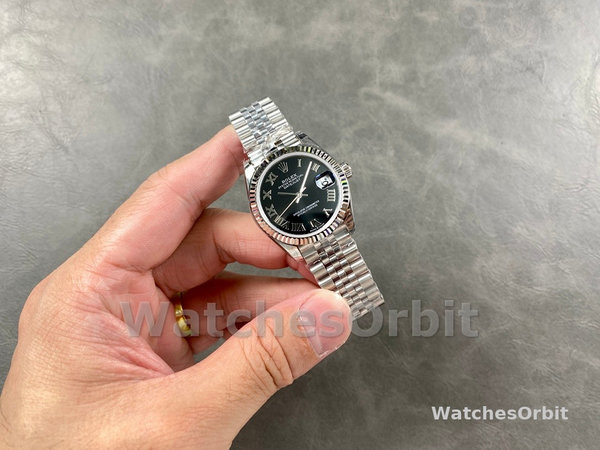Rolex Datejust 31 Black Dial Jubilee Bracelet 278274 0002 Women's Watch