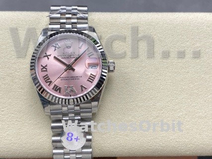 Rolex Datejust 31 Pink Dial Diamond VI 278274 0024 Women's Watch