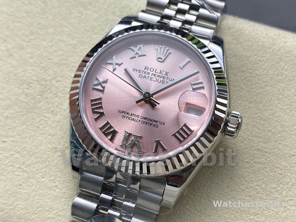 Rolex Datejust 31 Pink Dial Diamond VI 278274 0024 Women's Watch