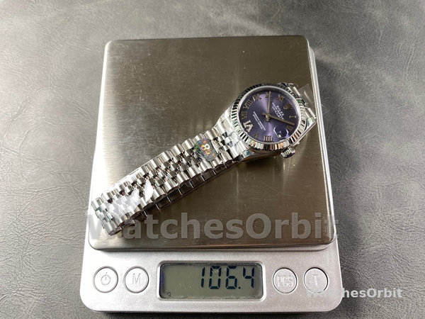 Rolex Datejust 31 Purple Dial Jubilee Bracelet 278274 0026 Women's Watch