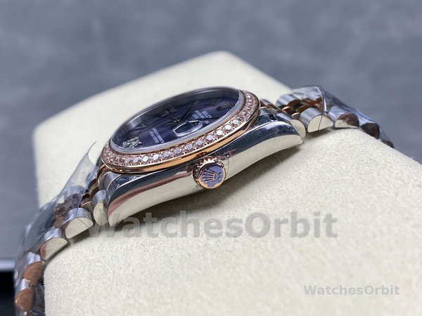 Rolex Datejust 31 Purple Roman Diamond Dial Jubilee 278381RBR