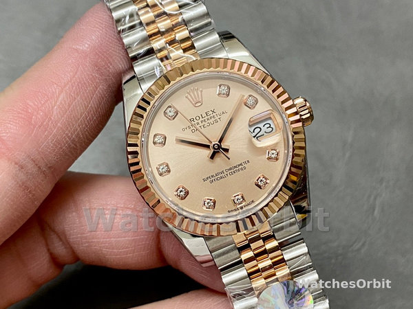 Rolex Datejust 31 Rose Diamond Dial M278271 0024 Women's Watch