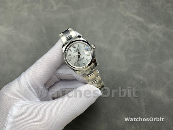 Rolex Datejust 31 Silver Dial Domed Bezel 278240 0005 Women's Watch