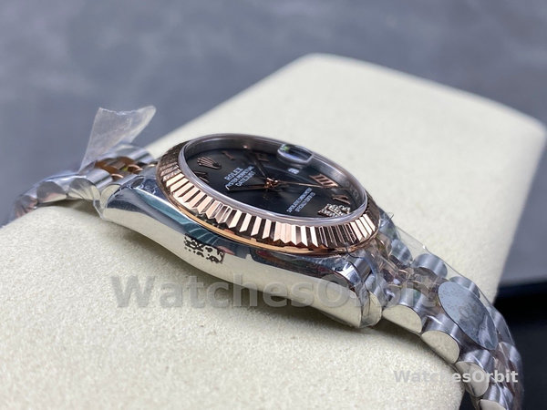 Rolex Datejust 31 Slate Grey Dial Diamond VI 278271 0030 Women's Watch