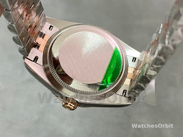 Rolex Datejust 31 Two Tone Silver Floral-Motif Diamond Bezel m278381rbr 0032 Women's Watch