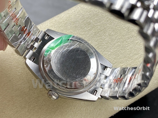 Rolex Datejust 31 White Gold Bezel Diamonds 278384RBR 0018 Women's Watch