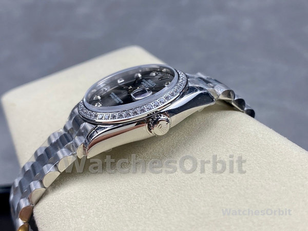 Rolex Datejust 31 White Gold Dark Grey m278289rbr 0006 Women's Watch
