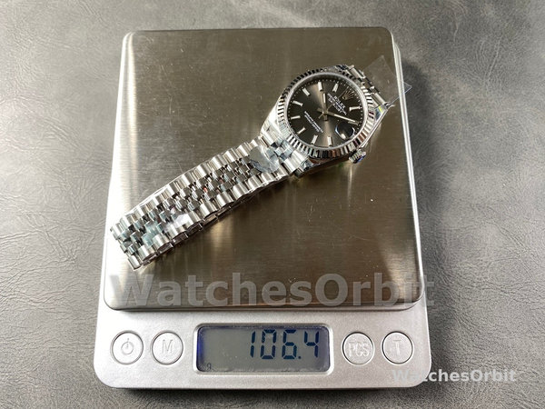 Rolex Datejust 31 White Gold & Steel Dark Grey Dial 278274 0016 Women's Watch