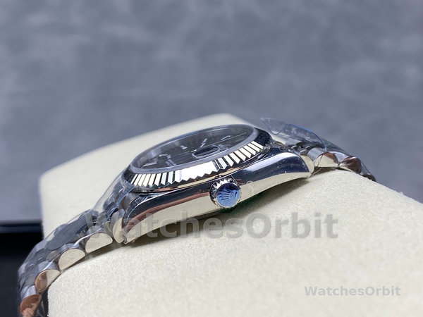 Rolex Datejust 31 White Gold & Steel Dark Grey Dial 278274 0016 Women's Watch