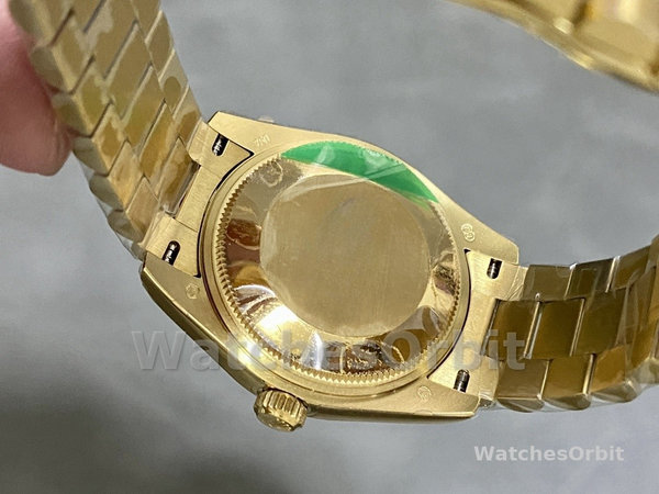 Rolex Datejust 31 Yellow Gold Mother-of-Pearl Diamond Dial Diamond Bezel m278288rbr 0006