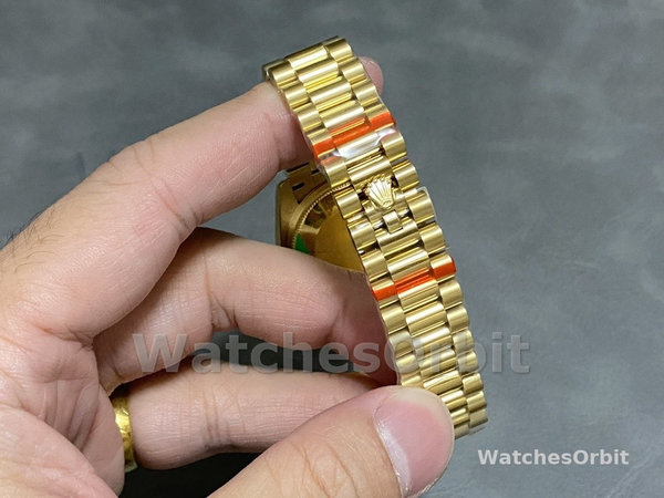Rolex Datejust 31 Yellow Gold Mother-of-Pearl Diamond Dial Diamond Bezel m278288rbr 0006