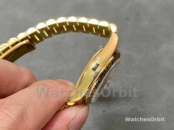 Rolex Datejust 31 Yellow Gold Silver Diamond Dial M278278 0034 Women's Watch