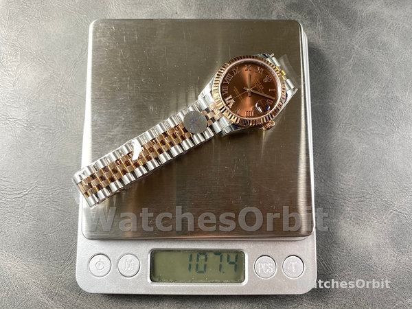 Rolex Datejust 31mm Rose Gold 278271 0004 Chocolate Roman VI Jubilee