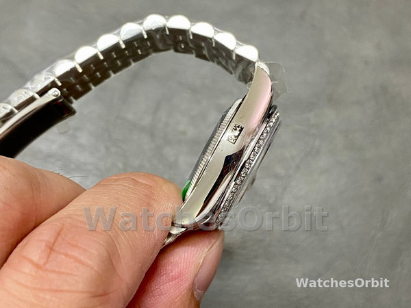 Rolex Datejust 31mm Stainless Steel 278384RBR 0030 Aubergine VI Jubilee Women's Watch