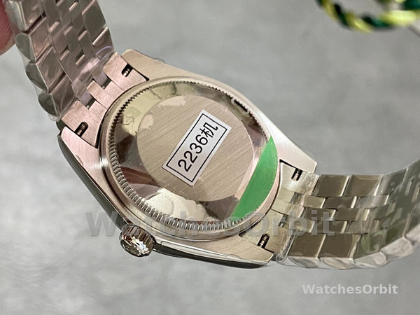 Rolex Datejust 31mm Stainless Steel 278384RBR 0030 Aubergine VI Jubilee Women's Watch