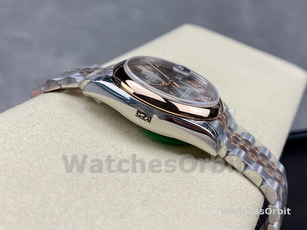 Rolex Datejust 31mm Stainless Steel and Rose Gold m278241 0030 Rhodium Roman VI Jubilee