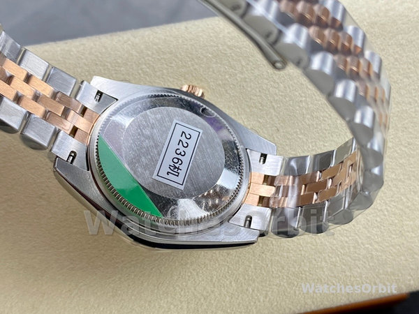 Rolex Datejust 31mm Stainless Steel and Rose Gold m278241 0030 Rhodium Roman VI Jubilee