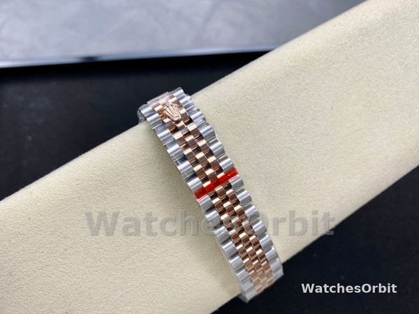 Rolex Datejust 31mm Stainless Steel and Rose Gold m278241 0030 Rhodium Roman VI Jubilee