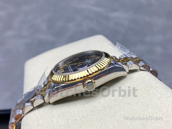 Rolex Datejust 31mm Stainless Steel and Yellow Gold 278273 0018 Grey VI Roman Jubilee