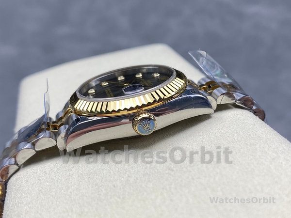 Rolex Datejust 31mm Stainless Steel and Yellow Gold 278273 0022 Grey Diamond Jubilee