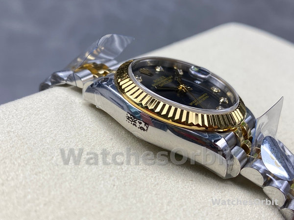 Rolex Datejust 31mm Stainless Steel and Yellow Gold 278273 0022 Grey Diamond Jubilee