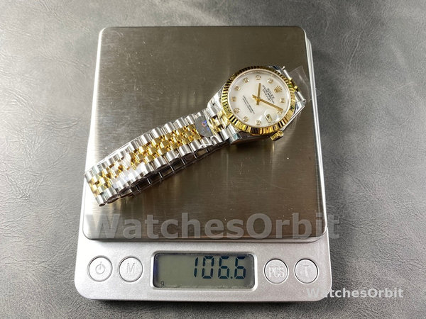Rolex Datejust 31mm Stainless Steel and Yellow Gold 278273 0028 Mop Diamond Jubilee