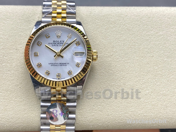 Rolex Datejust 31mm Stainless Steel and Yellow Gold 278273 0028 Mop Diamond Jubilee