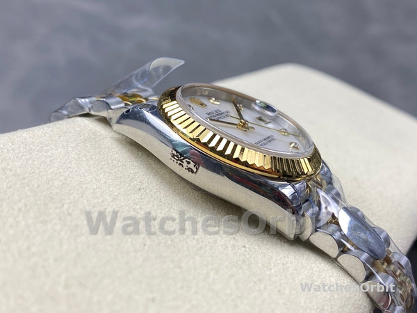 Rolex Datejust 31mm Stainless Steel and Yellow Gold 278273 0028 Mop Diamond Jubilee