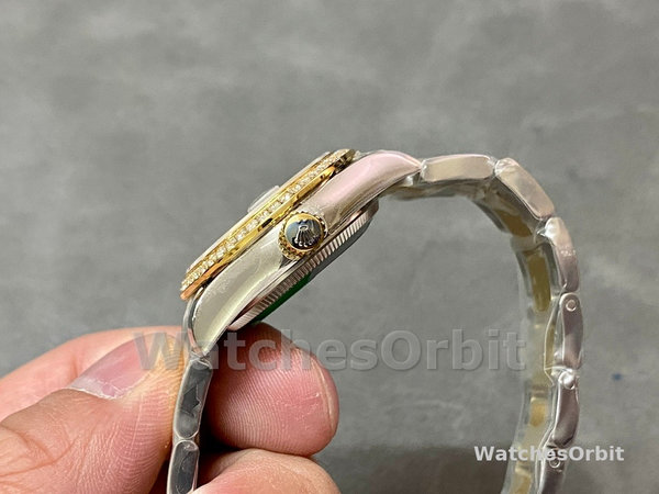 Rolex Datejust 31mm Stainless Steel and Yellow Gold 278383rbr 0001 White Roman Oyster