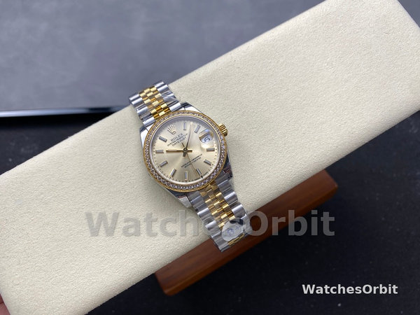 Rolex Datejust 31mm Stainless Steel and Yellow Gold 278383RBR 0014 Champagne Index Jubilee