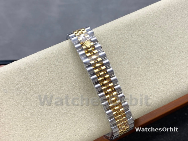 Rolex Datejust 31mm Stainless Steel and Yellow Gold 278383RBR 0016 Green VI Roman Jubilee