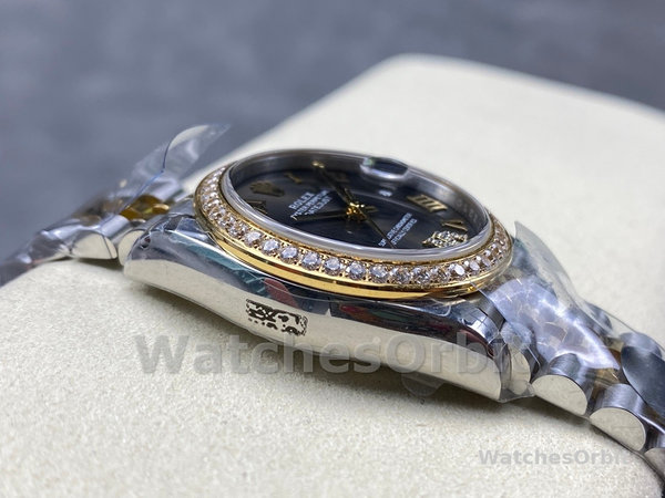 Rolex Datejust 31mm Stainless Steel and Yellow Gold 278383RBR 0018 Grey VI Roman Jubilee