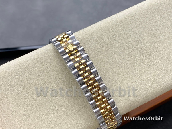 Rolex Datejust 31mm Stainless Steel and Yellow Gold 278383RBR 0018 Grey VI Roman Jubilee