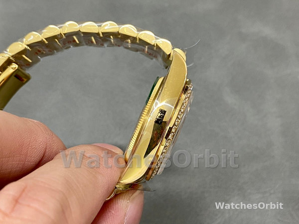 Rolex Datejust 31mm Yellow Gold Black Dial 178288 0011 Ladies Watch
