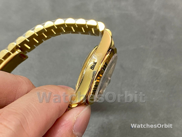 Rolex Datejust 31mm Yellow Gold M278278 0032 Dark Grey Roman VI President