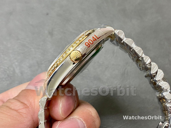 Rolex Datejust 36 Golden Palm Motif 126283RBR 0023 Dial Jubilee Bracelet Watch