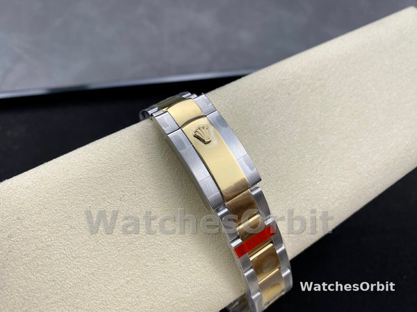 Rolex Datejust 36 Steel & Yellow Gold Mother of Pearl Diamond Dial M126203 0024 Women's Watch
