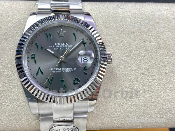 Rolex Datejust 36 Wimbledon Dial Midsize M126234 0046 Luxury Unisex Watch