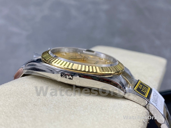 Rolex Datejust 36MM 126233 0018 Champagne Diamond Dial Unisex Replica Watch