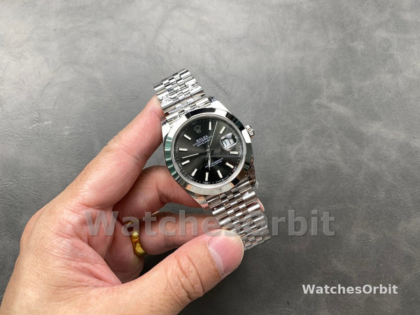 Rolex Datejust 41 41mm 126300 0012 Bright Black Index Dial