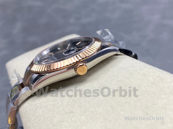 Rolex Datejust 41 Black Dial Fluted Bezel 126333 0013 Men's Watch