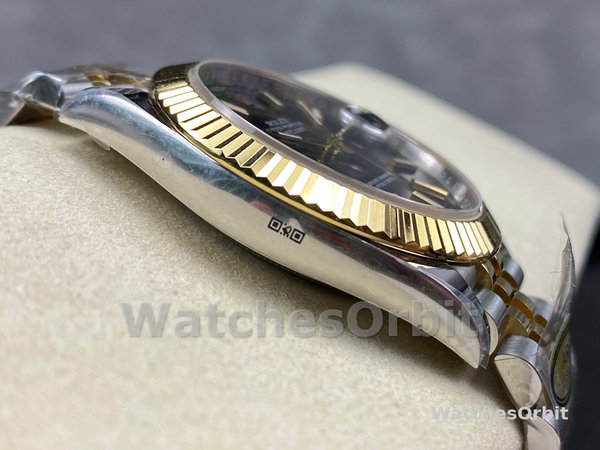 Rolex Datejust 41 Black Dial Gold & Steel 126333 0014 Men's Watch