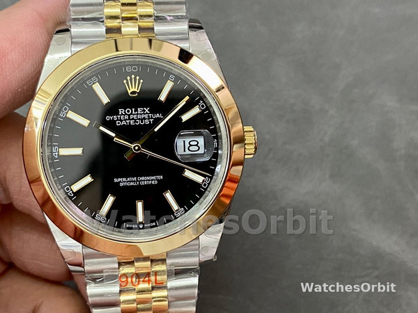 Rolex Datejust 41 Black Dial Jubilee Bracelet M126303 0014 Men's Watch