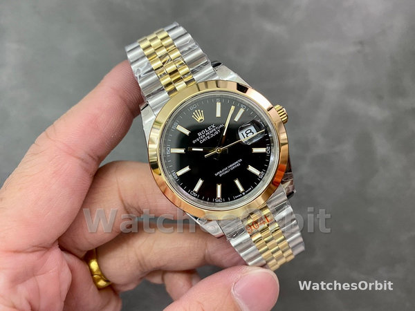 Rolex Datejust 41 Black Dial Jubilee Bracelet M126303 0014 Men's Watch
