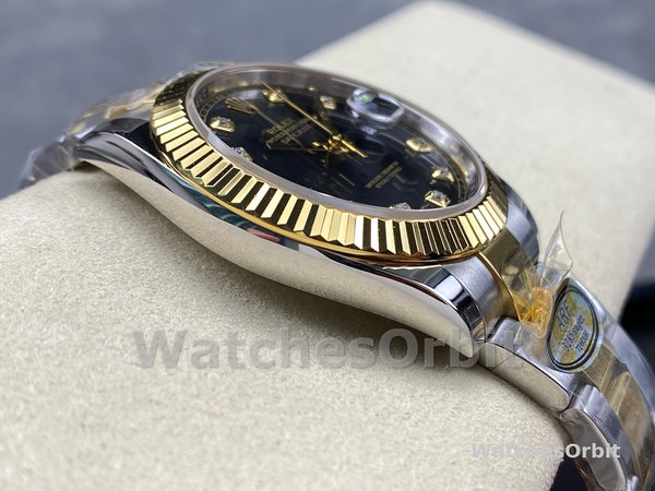 Rolex Datejust 41 Black Diamond Dial M126333 0005 Men's Watch