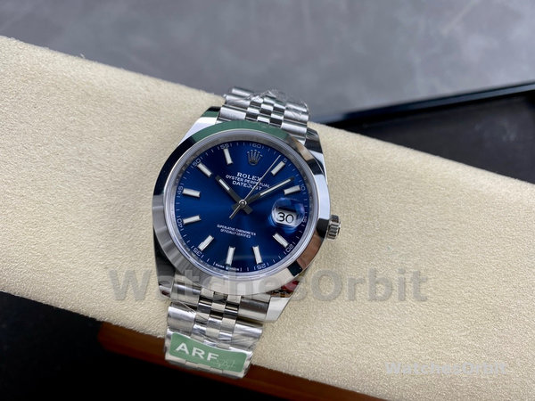 Rolex Datejust 41 Blue Fluted Dial Stainless Steel Jubilee Bracelet 126300 0002