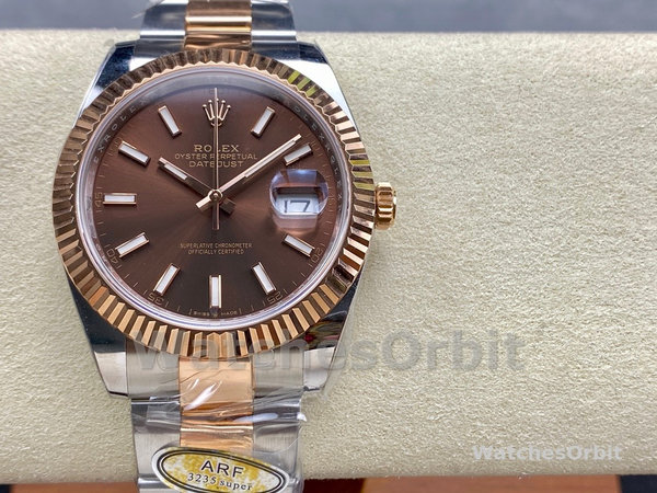 Rolex Datejust 41 Everose Gold Automatic 126331 0001 Chocolate Men's Watch